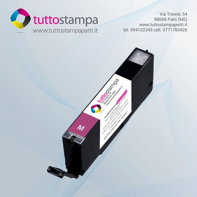 CLI-551M-XL Cartuccia Compatibile Canon Magenta Pixma Mg5450 5550 6350 6450 7150 Mx725 Mx 925 Ip7200 7426831708640 CLI-551M-XL Cartuccia Compatibile Canon Magenta Pixma Mg5450 5550 6350 6450 7150 Mx725 Mx 925 Ip7200 7426831708640