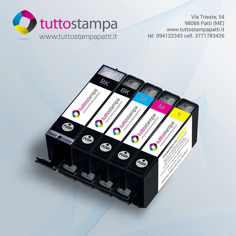 Aomya 500ml Kit Di Ricarica Per Inchiostro 5 X 100 Ml Per Canon - Foto 12